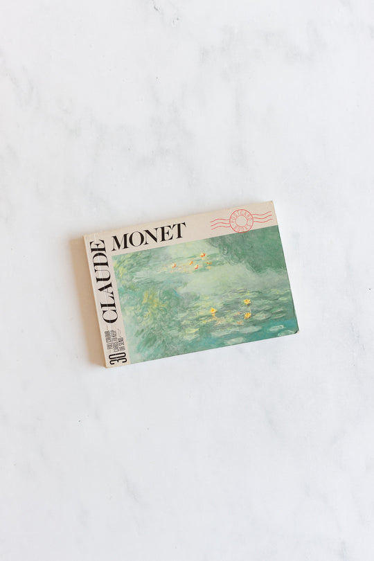 vintage Monet museum souvenir postcard book