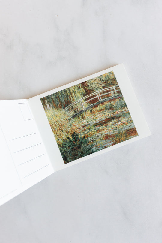 vintage Monet museum souvenir postcard book