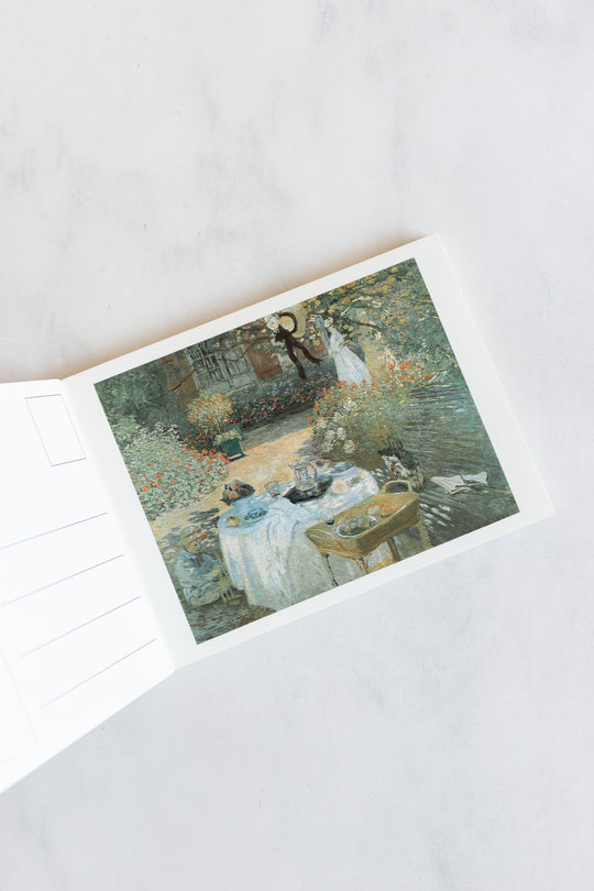 vintage Monet museum souvenir postcard book