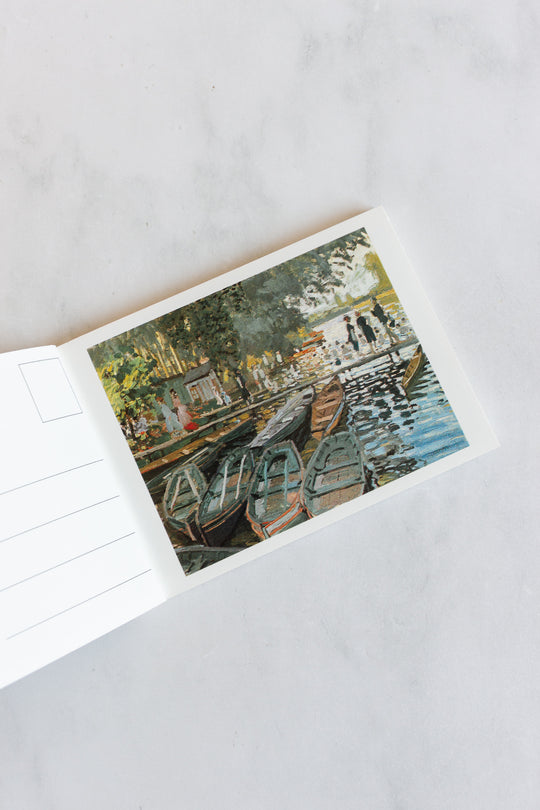 vintage Monet museum souvenir postcard book