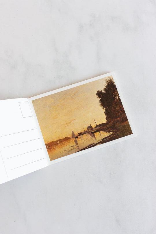 vintage Monet museum souvenir postcard book