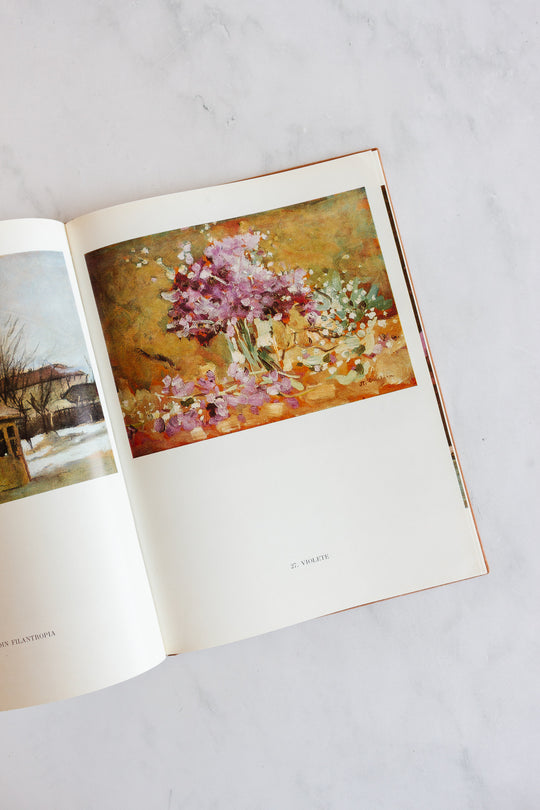vintage Romanian art book, “luchian”