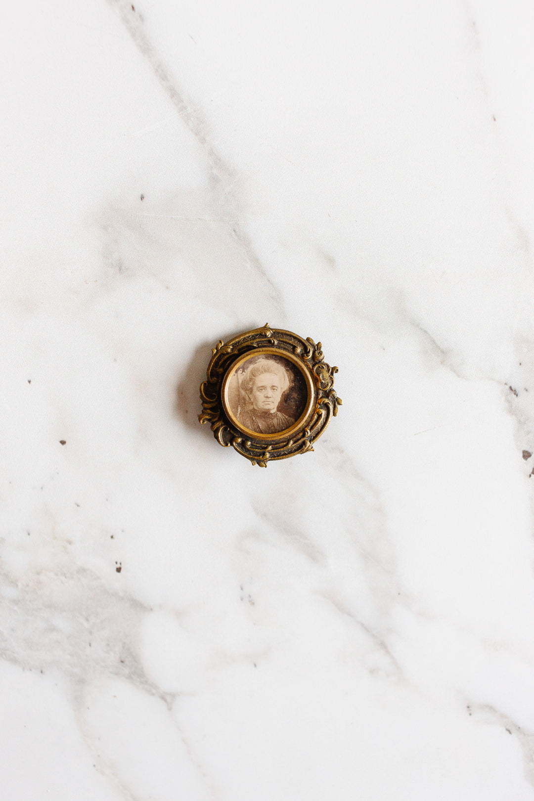 19th century french portrait brooch
