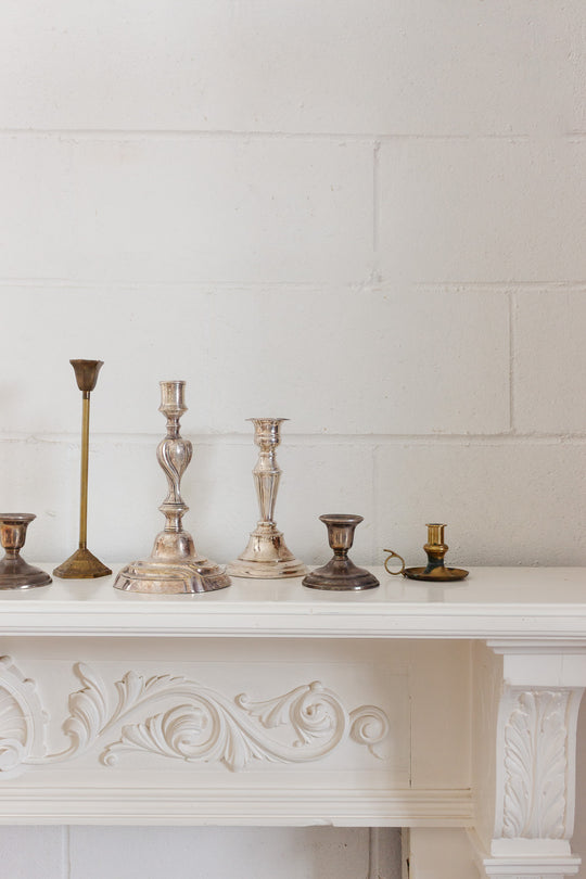 pair of vintage birks regency silverplated candlesticks