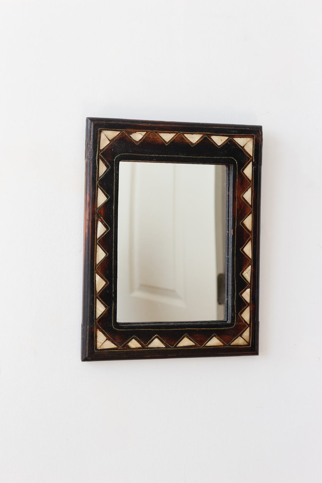 antique Moroccan inlay mirror i