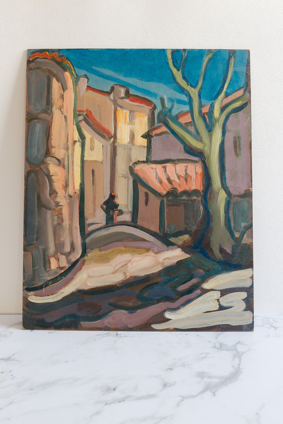 à travers les ruelles