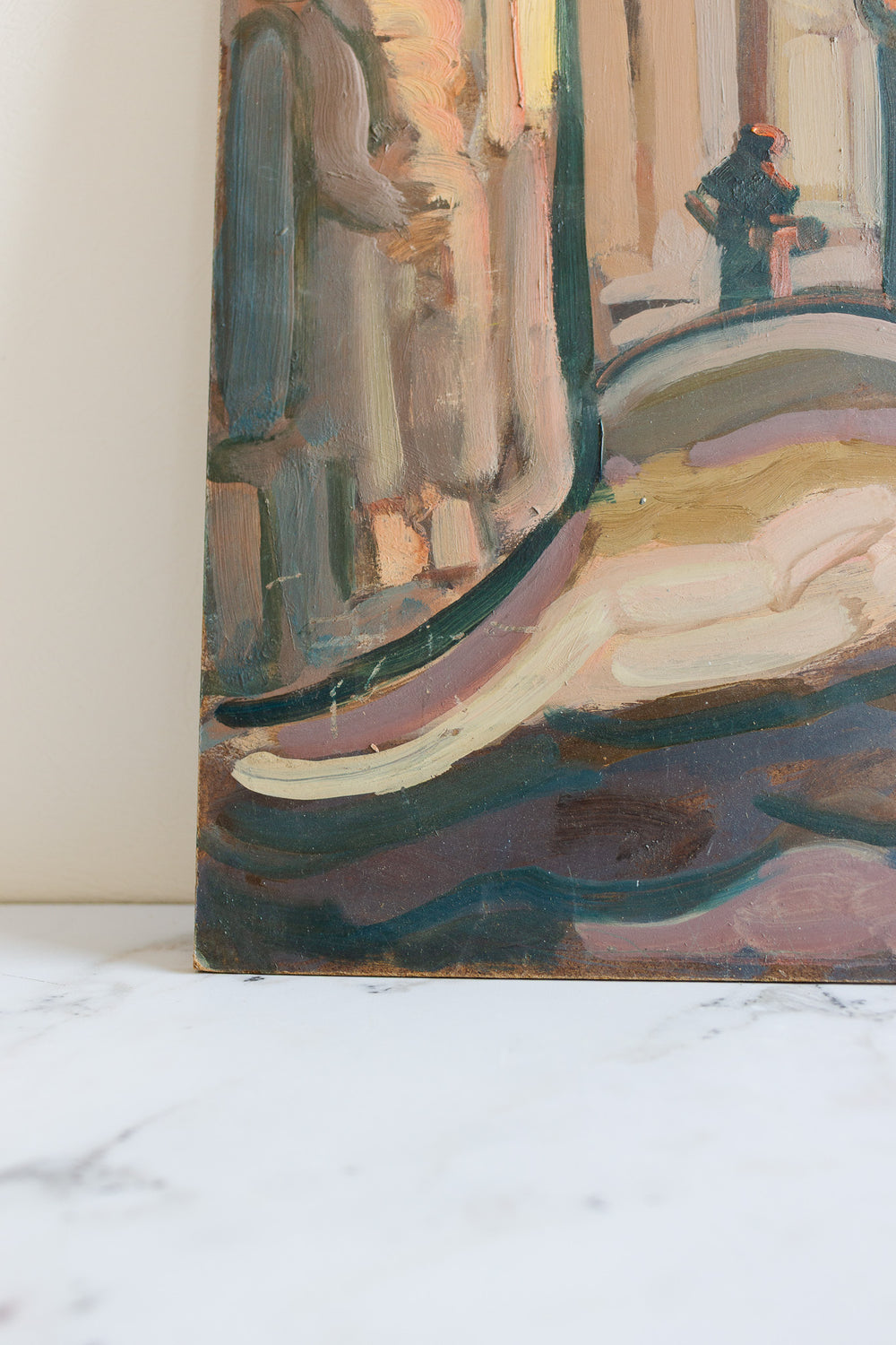 à travers les ruelles