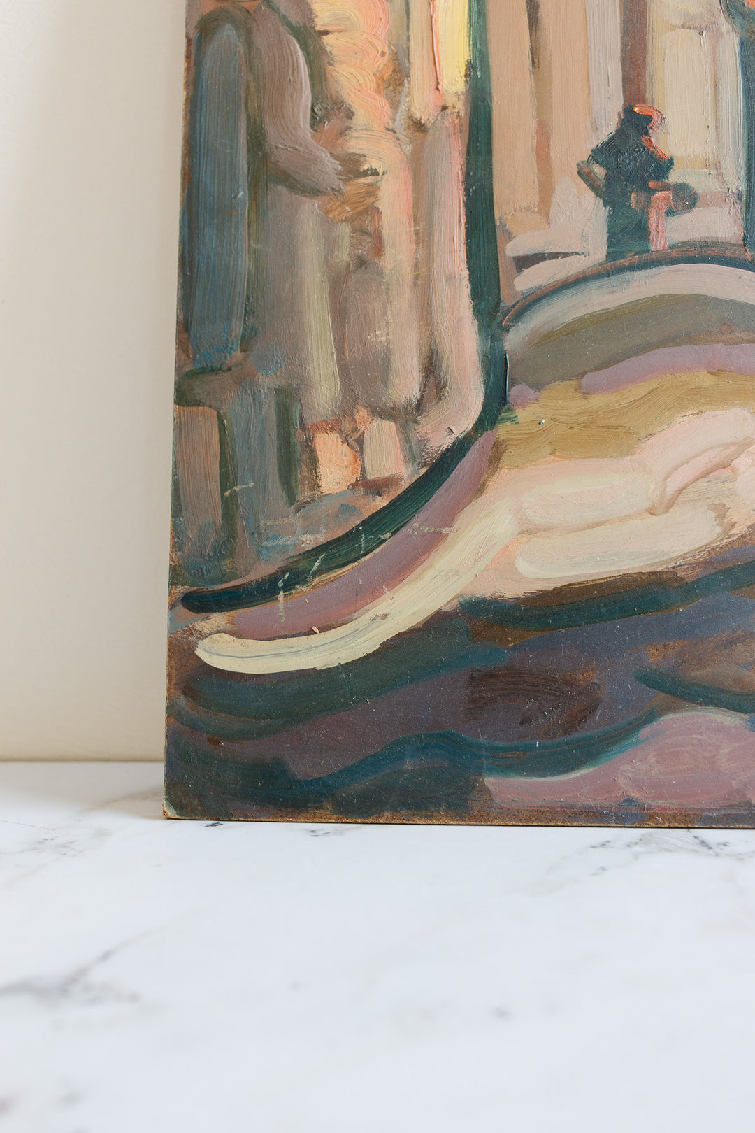 à travers les ruelles