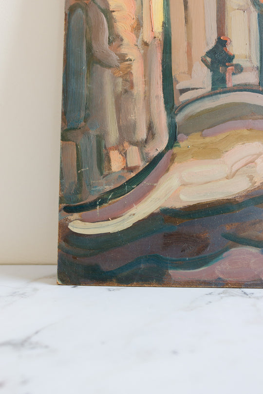 à travers les ruelles