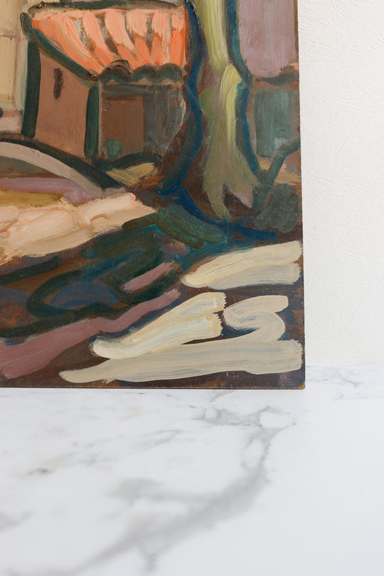 à travers les ruelles