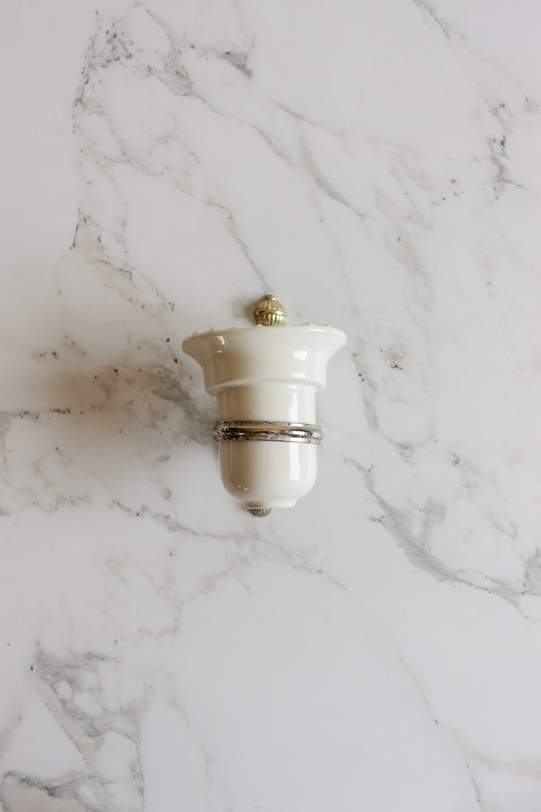 vintage french wall-mounted toothbrush holder