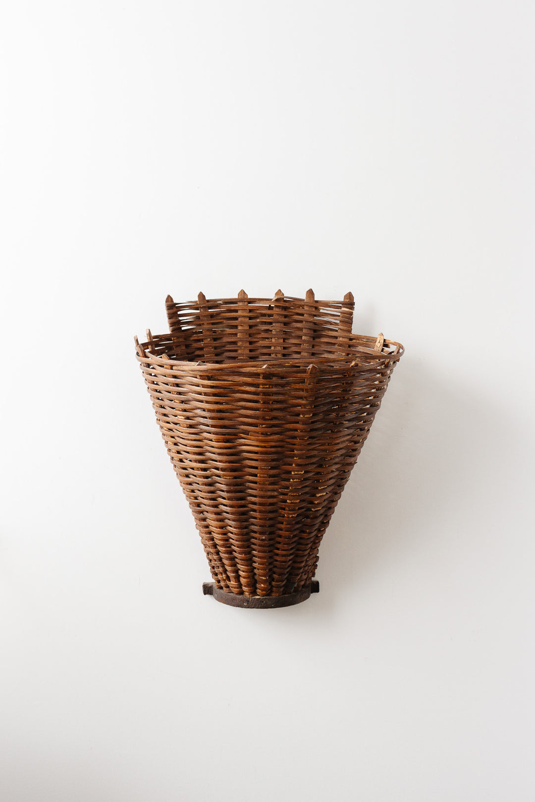 19th century French grape harvesting basket