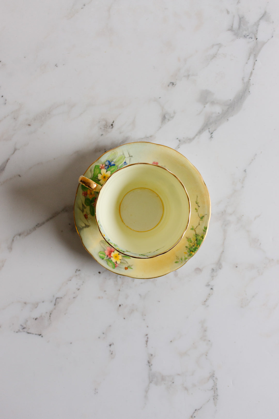 antique aynsley teacup and saucer B5137