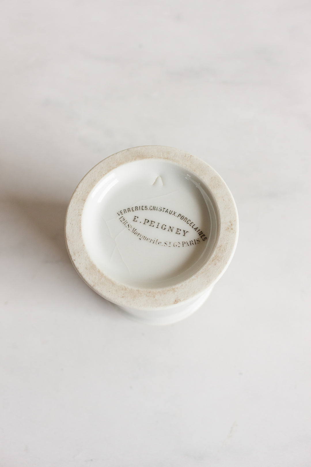 19th century French hand painted porcelain apothecary jars