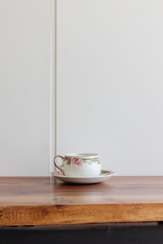 antique art deco meakin teacup and saucer