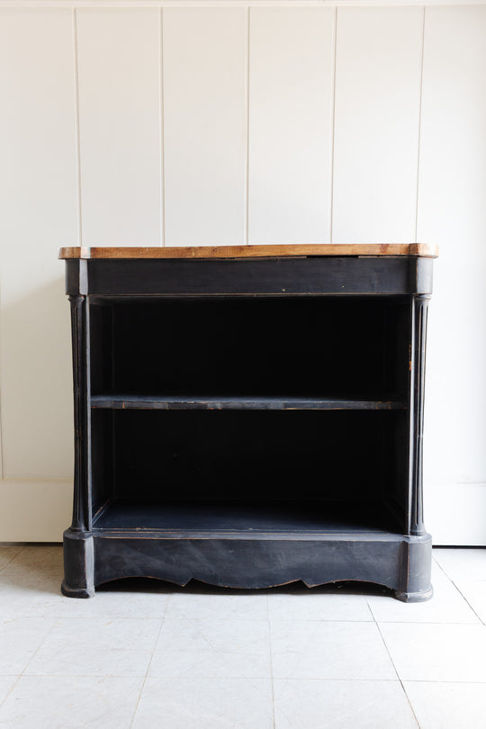 vintage Henry ii style wooden bookcase