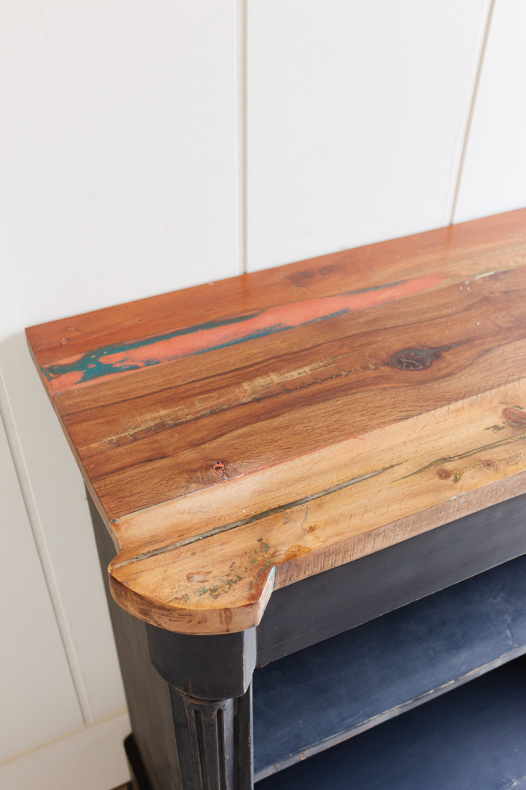 vintage Henry ii style wooden bookcase