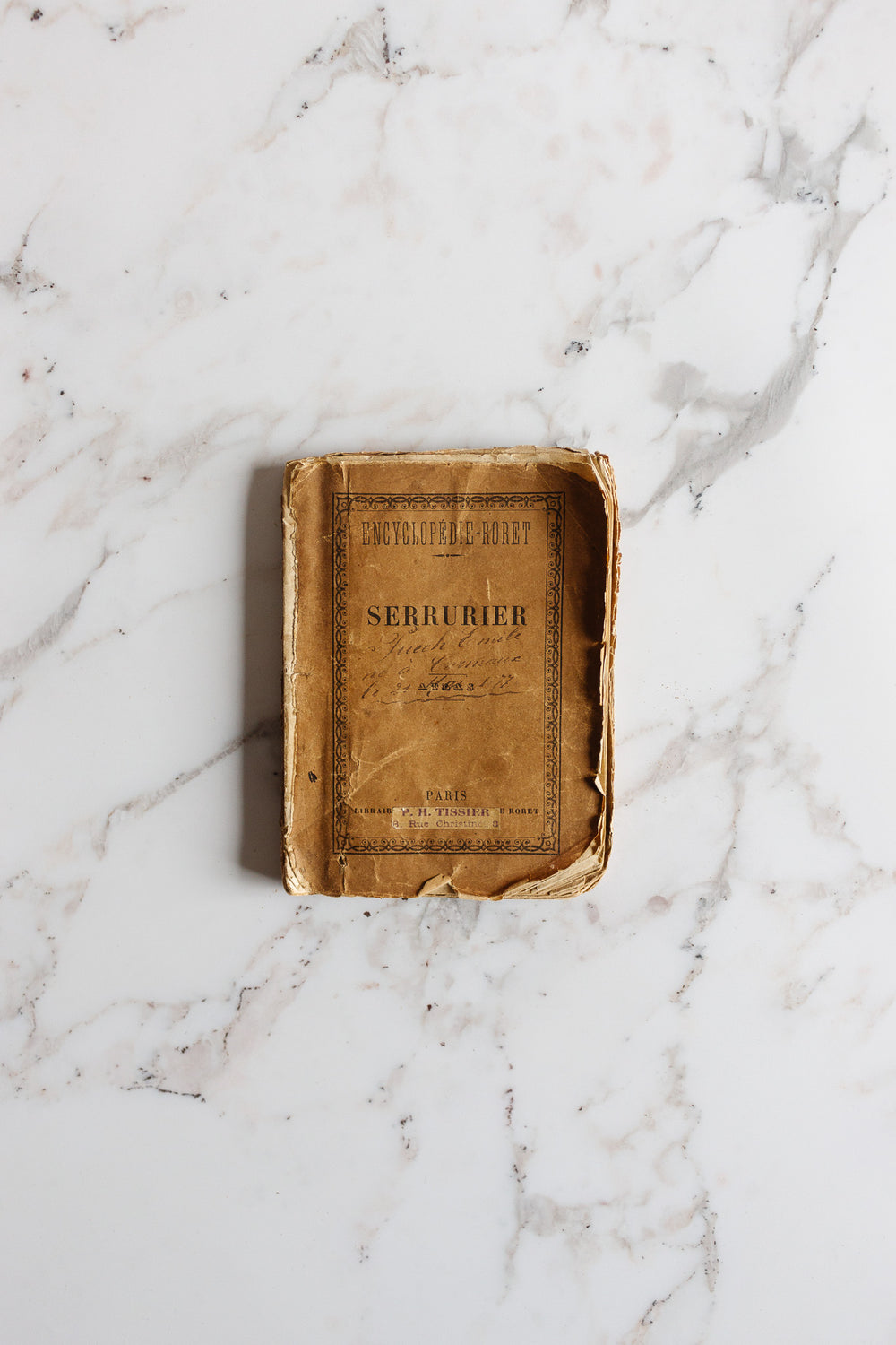 19th century French illustrated pocket book, “seurrier”