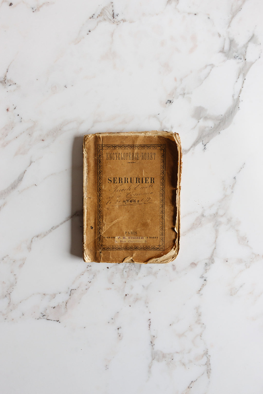 19th century French illustrated pocket book, “seurrier”
