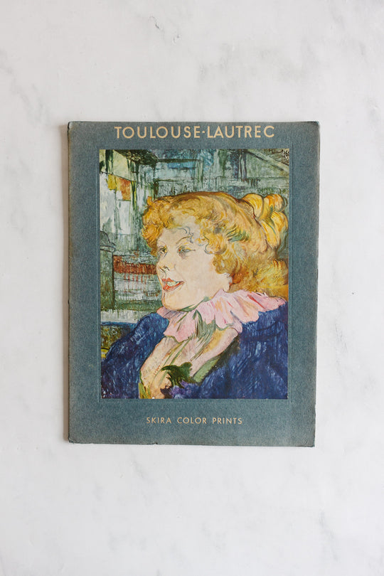 vintage portfolio collection of prints by modigliani and toulouse-lautrec