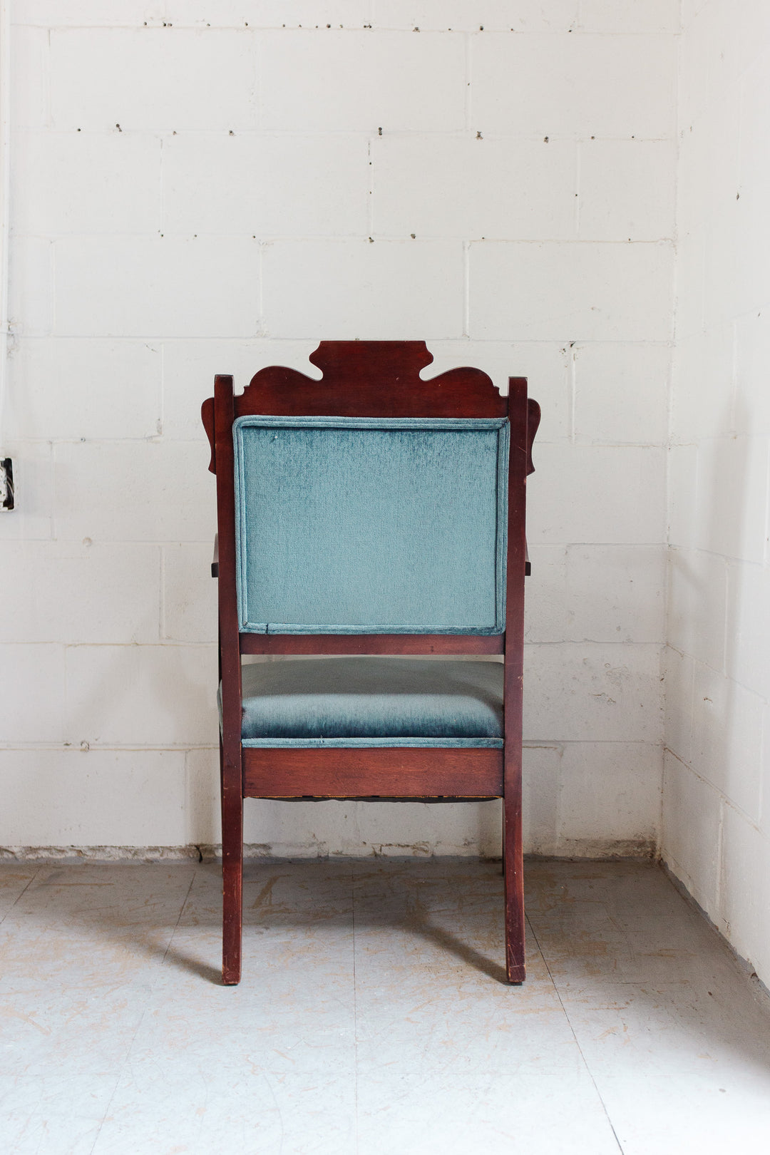 antique english Eastlake parlour chair