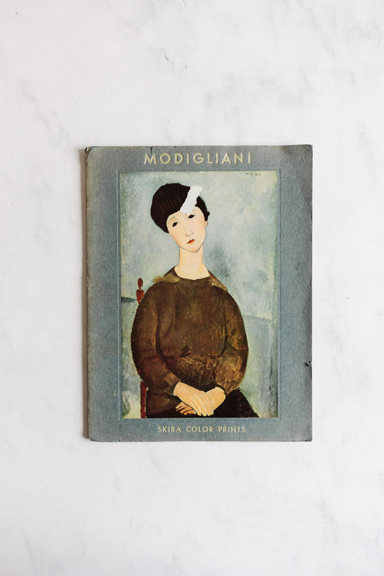 vintage portfolio collection of prints by modigliani and toulouse-lautrec