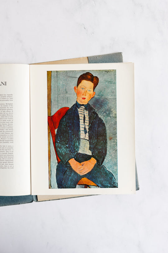 vintage portfolio collection of prints by modigliani and toulouse-lautrec