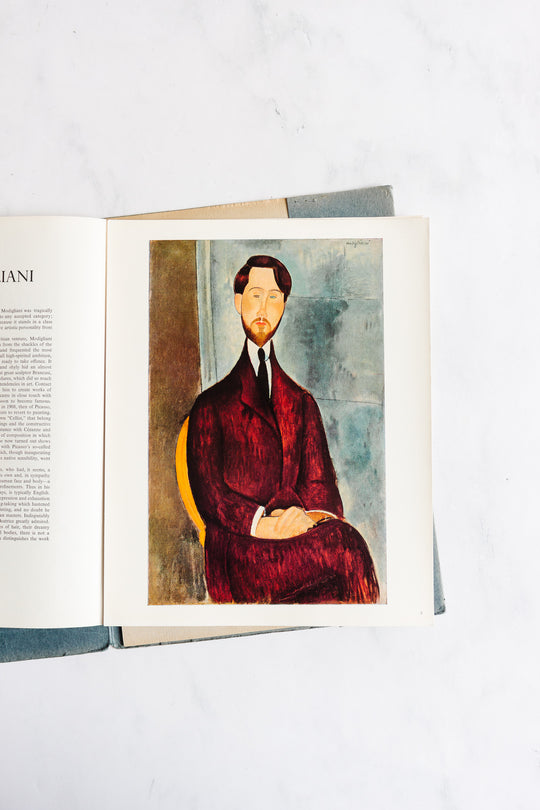 vintage portfolio collection of prints by modigliani and toulouse-lautrec