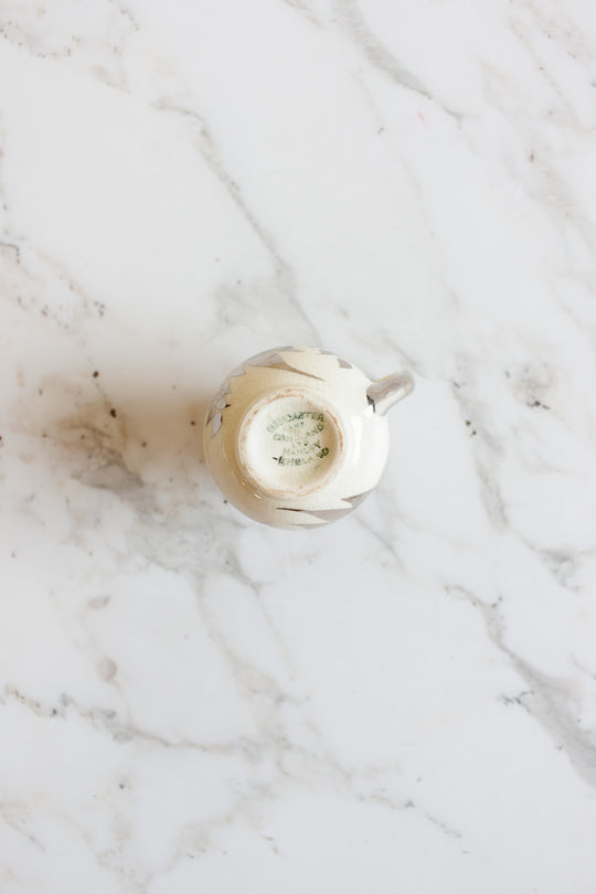 vintage lusterware creamer by lancaster and sandland, hanley England