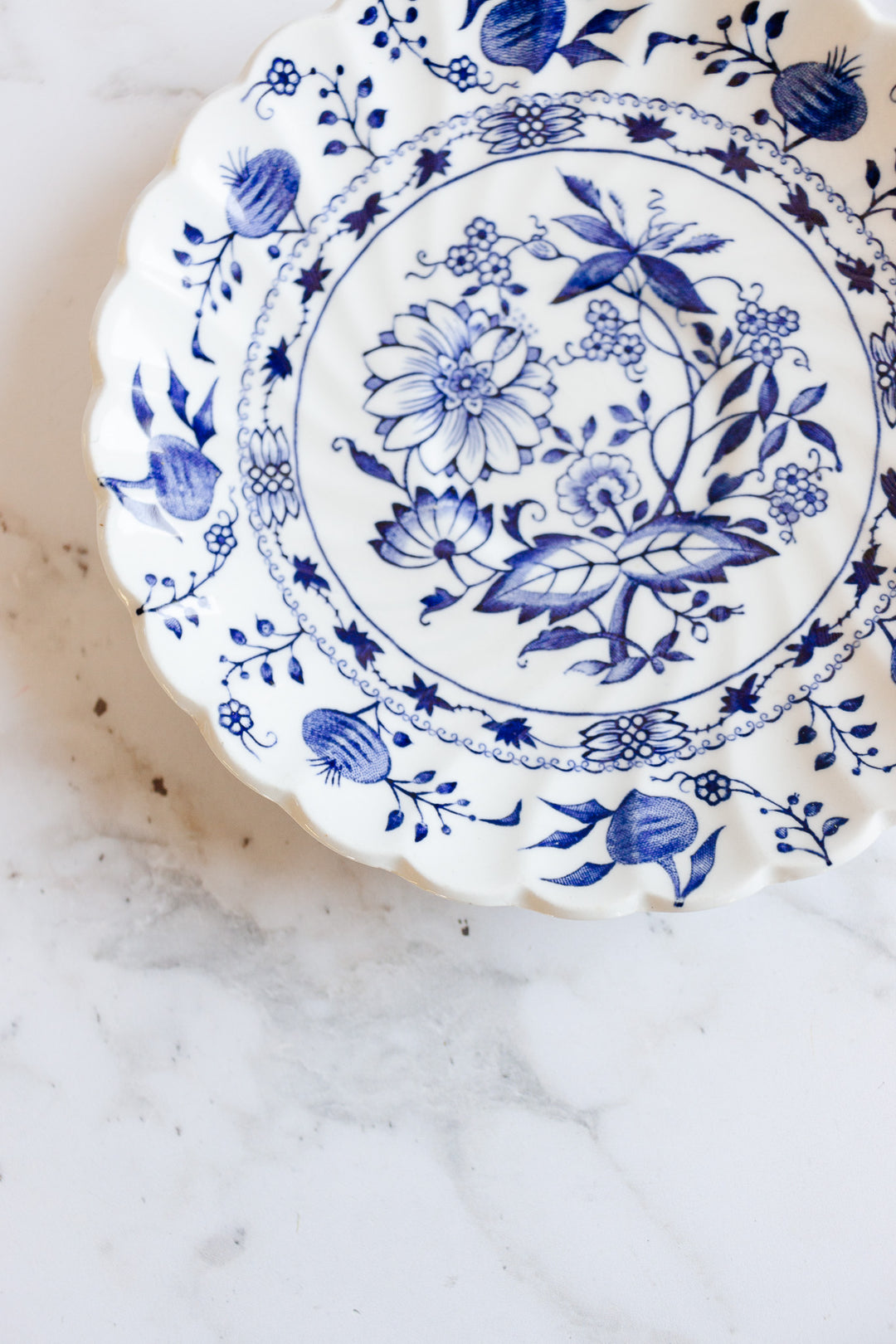 vintage johnson brothers "saxony" plate