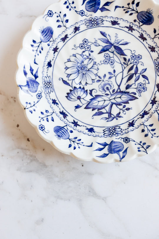 vintage johnson brothers "saxony" plate