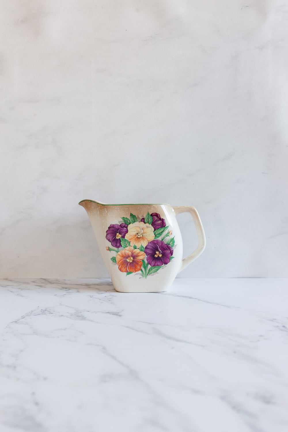vintage lord nelson ware floral pitcher