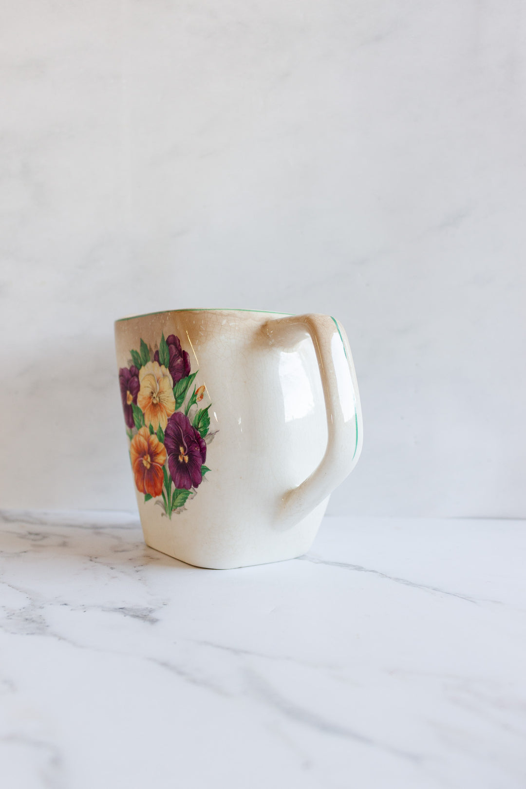 vintage lord nelson ware floral pitcher