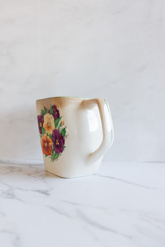 vintage lord nelson ware floral pitcher