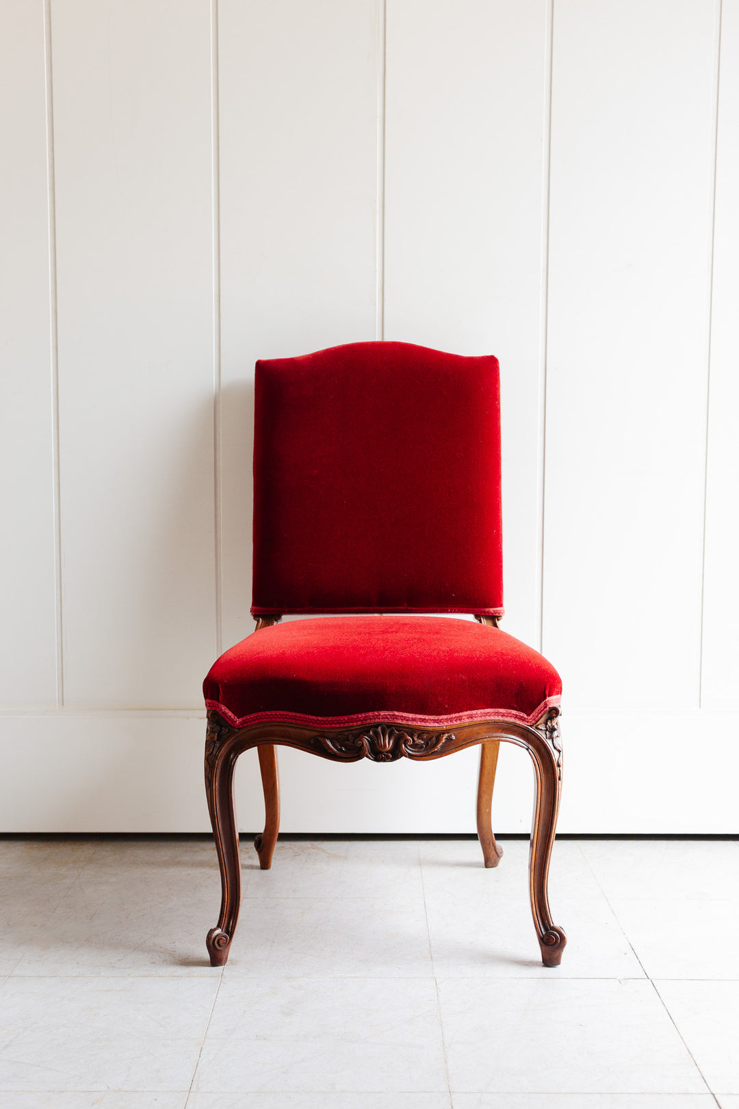 antique french louis xiv dining chairs, set of 6