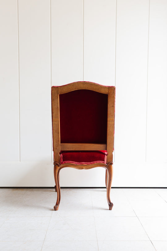 antique french louis xiv dining chairs, set of 6