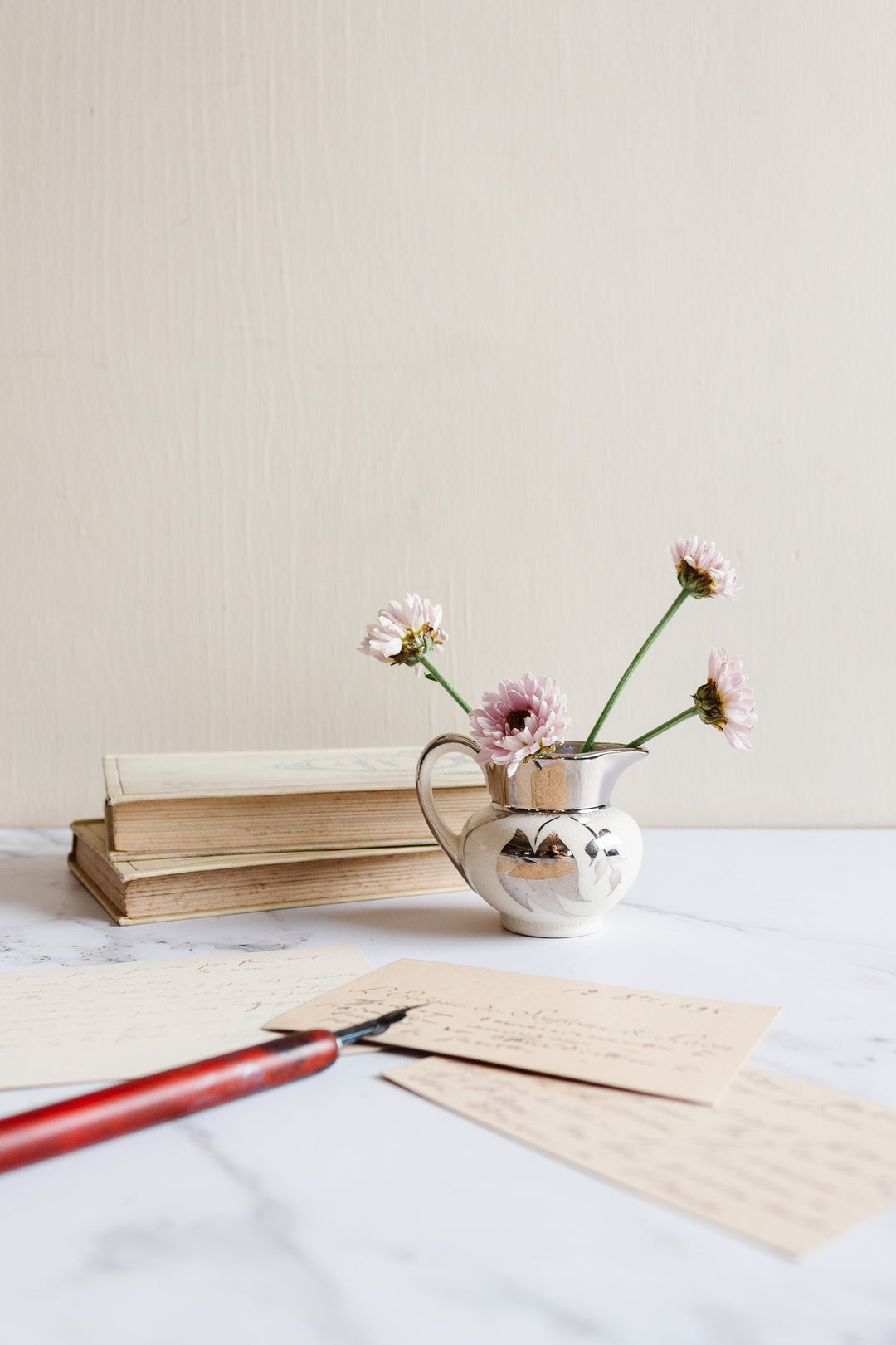 vintage lusterware creamer by lancaster and sandland, hanley England