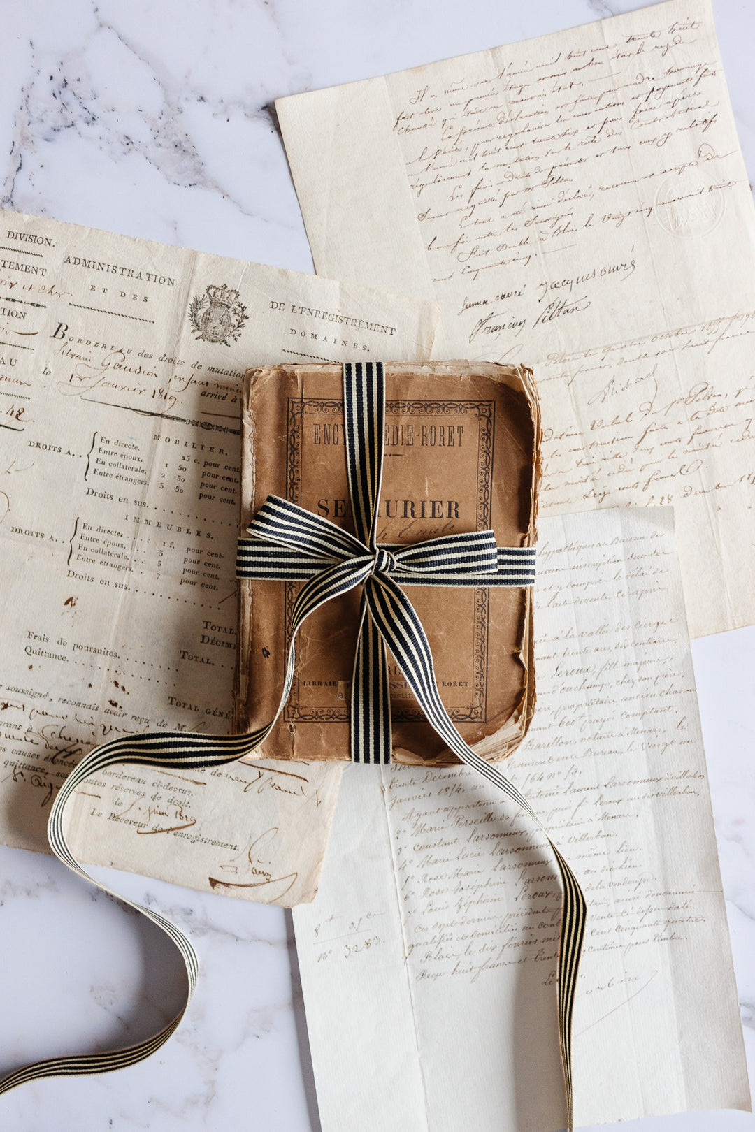19th century French illustrated pocket book, “seurrier”