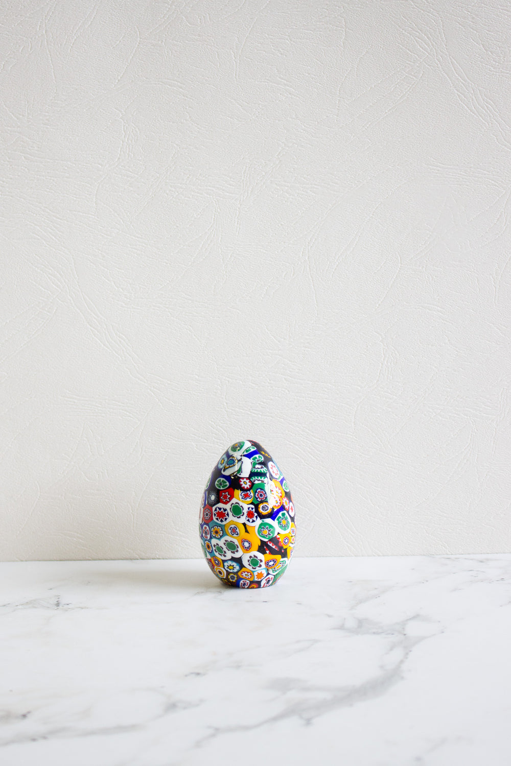 vintage murano glass millefiori decorative egg