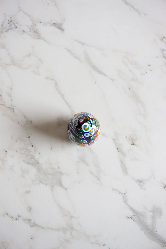vintage murano glass millefiori decorative egg