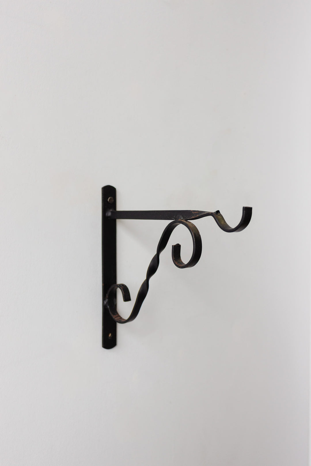 vintage french wrought iron hanging plant bracket