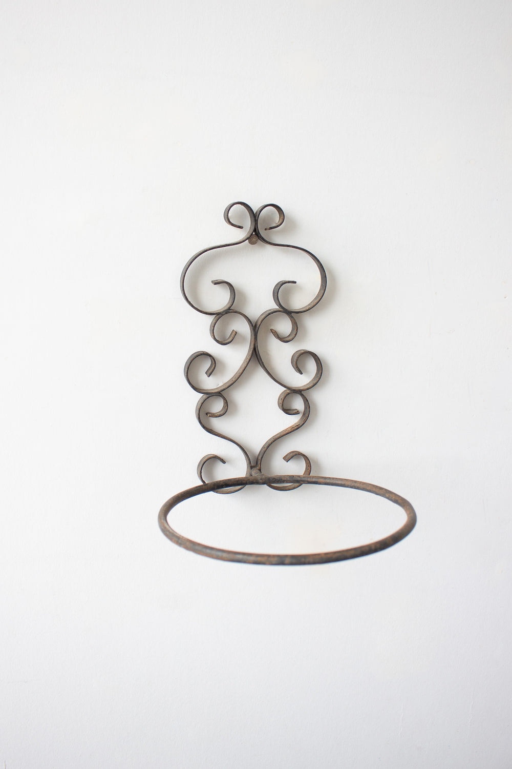 vintage french wall mounted plant holder
