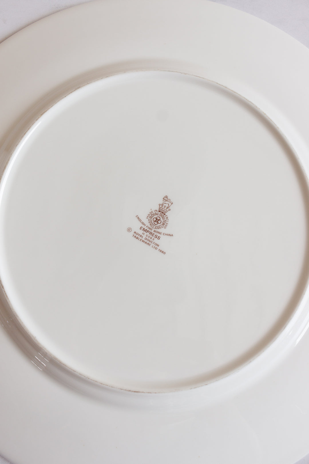vintage royal doulton "empress" plate set