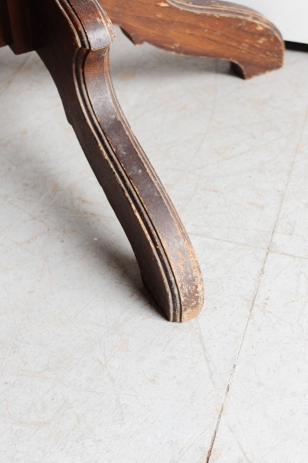 antique English barley twist coat rack