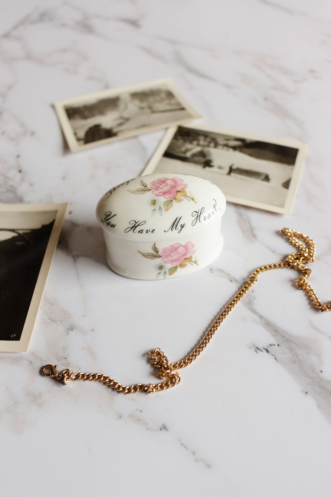 vintage royal adderley trinket box
