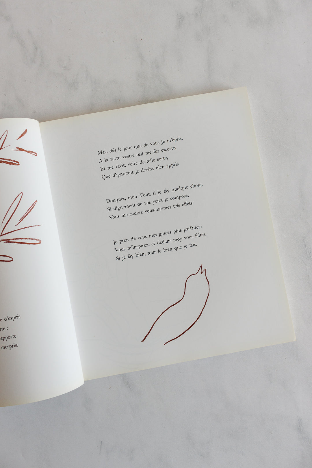 vintage Matisse art book "florilege des amours de ronsard"