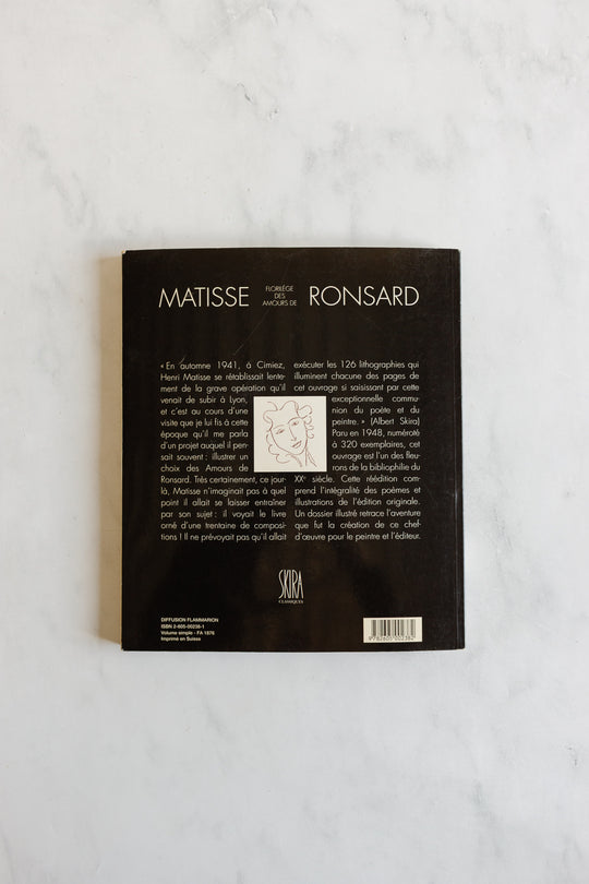 vintage Matisse art book "florilege des amours de ronsard"