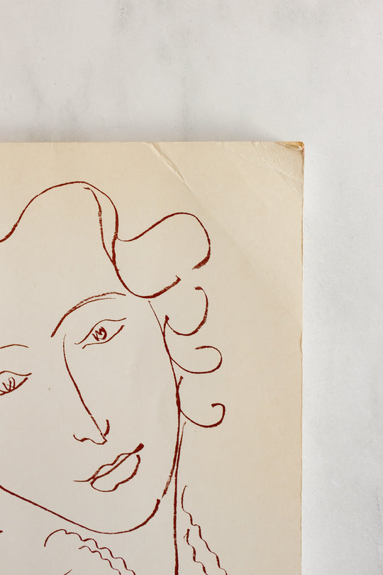 vintage Matisse art book "florilege des amours de ronsard"