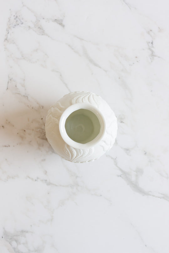 vintage german Kaiser bisque spherical vase