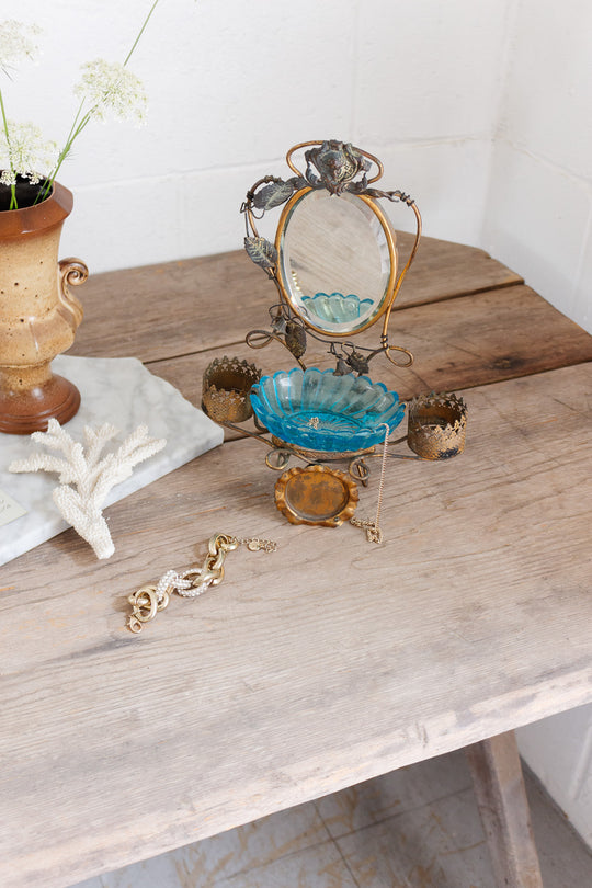 19th century french Napolean III trousseau ring dish
